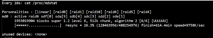 mdadm
